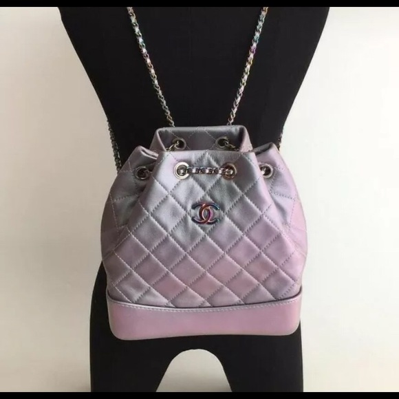CHANEL Iridescent Quilted Gabrielle Backpack - Picture 3 of 9